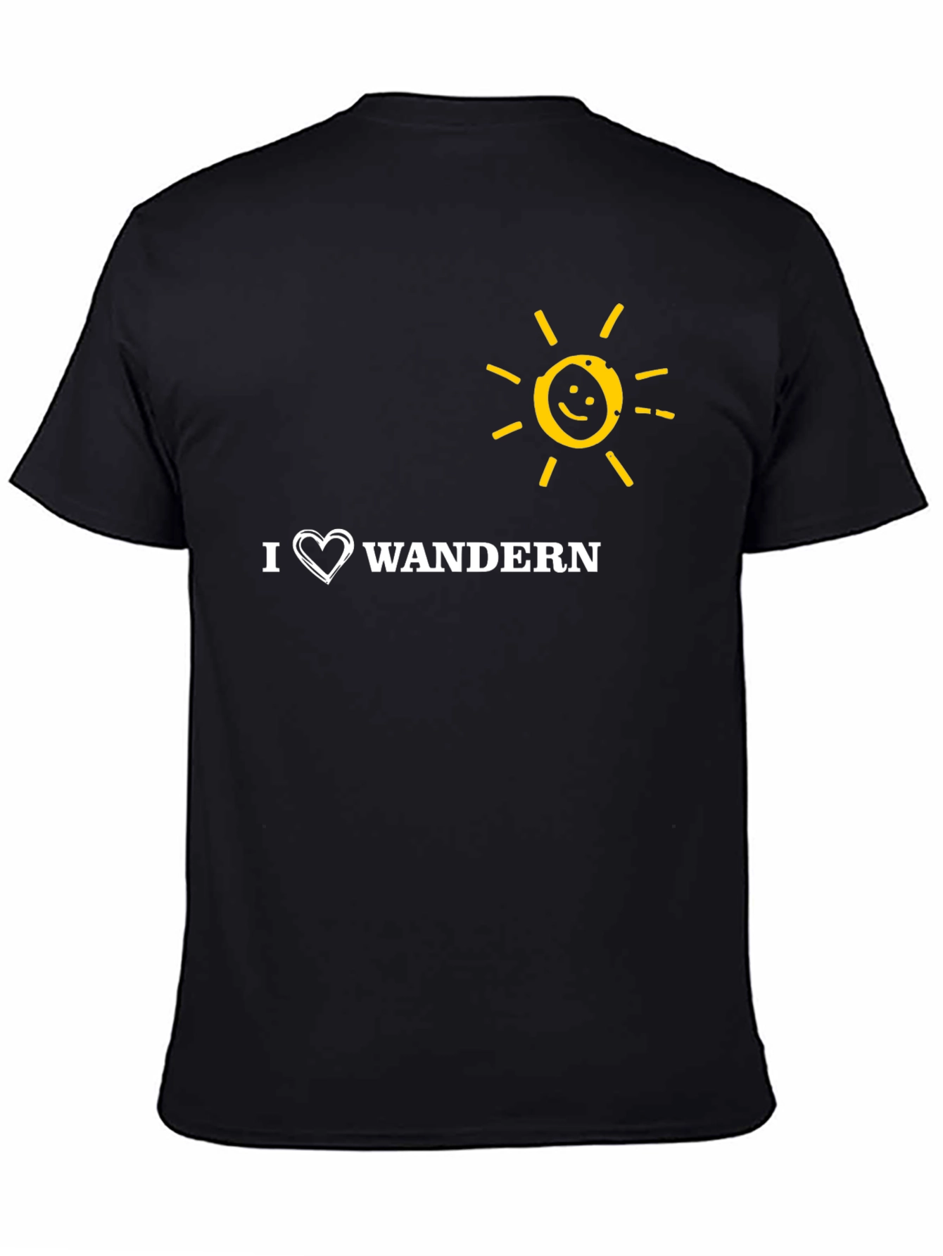 I Heart Wandern Sun Graphic T-Shirt