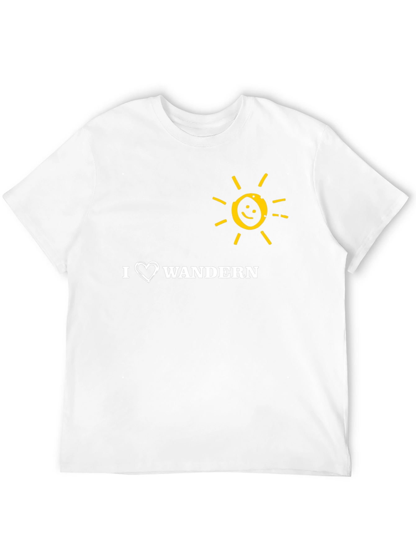 I Heart Wandern Sun Graphic T-Shirt