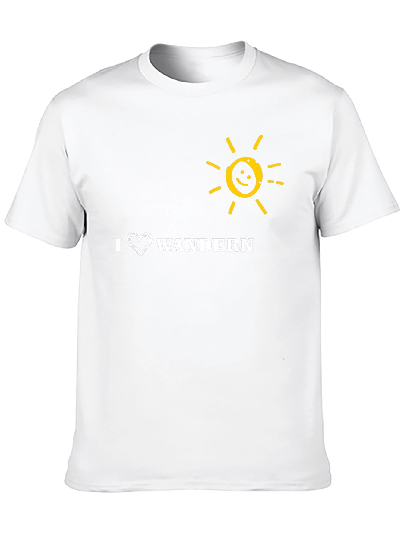 I Heart Wandern Sun Graphic T-Shirt