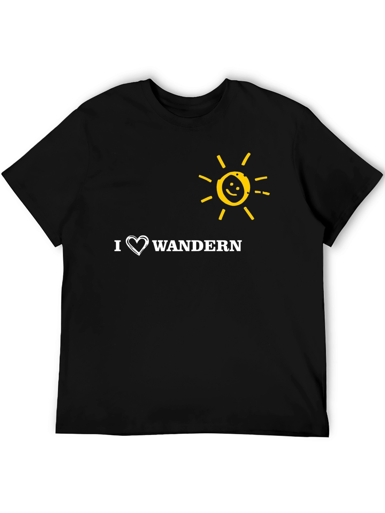 I Heart Wandern Sun Graphic T-Shirt