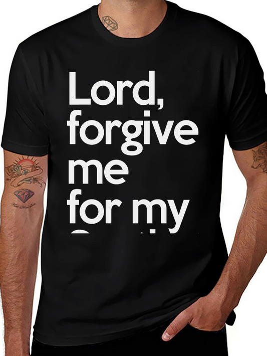 Lord Forgive Me Graphic Tee - Religious T-Shirt