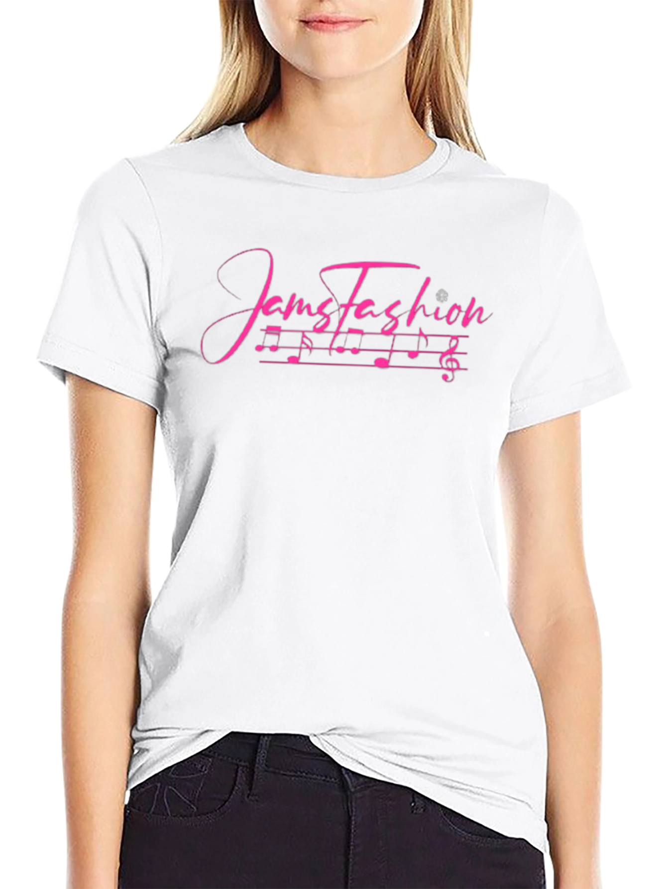 Jams Fashion Musical Note T-Shirt