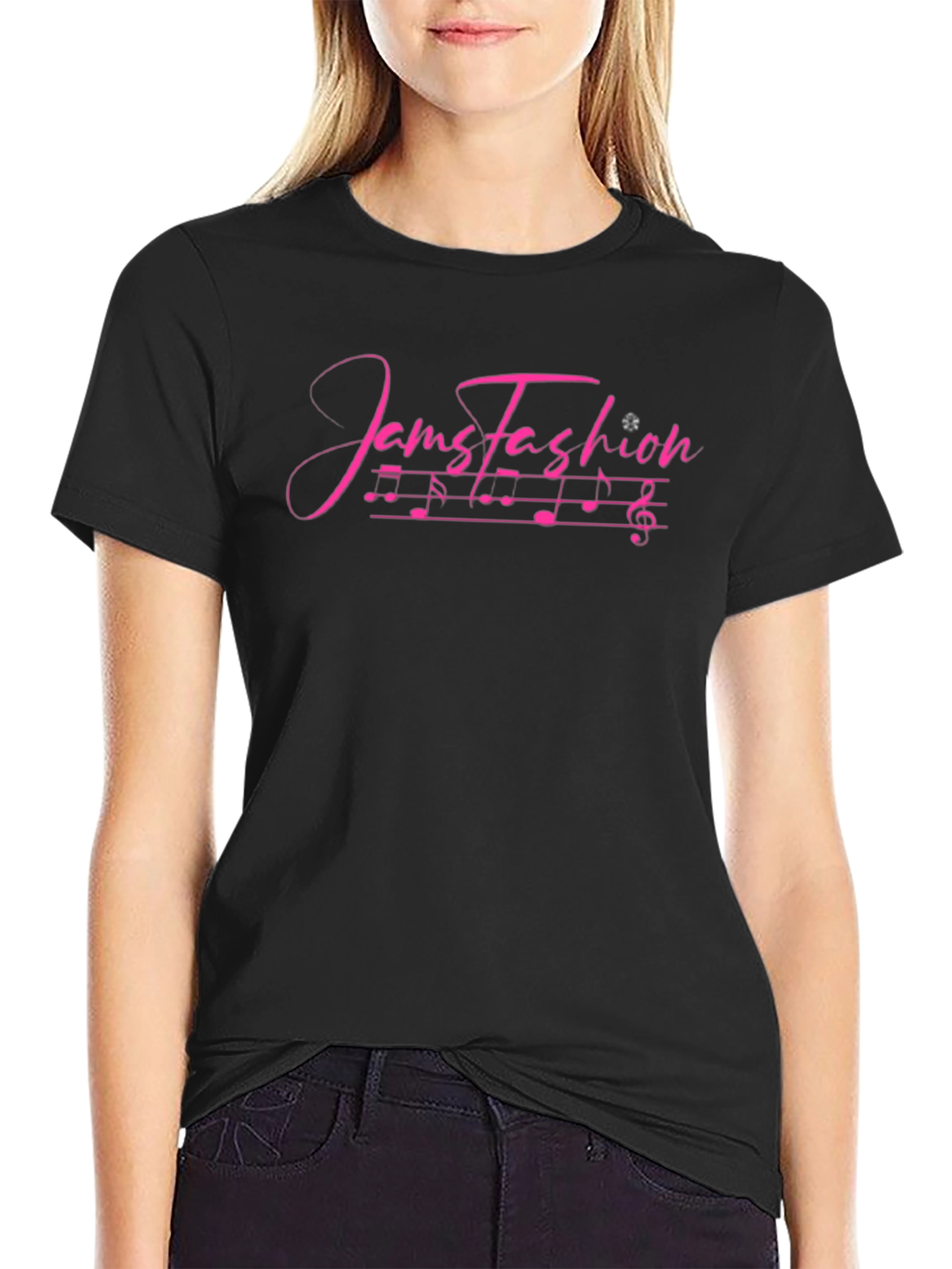 Jams Fashion Musical Note T-Shirt
