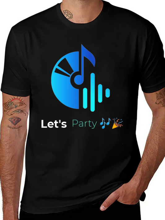 Lets Party T-Shirt - Music Theme