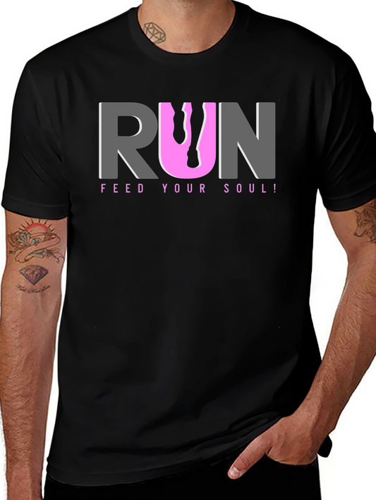 Run Feed Your Soul! Black T-Shirt