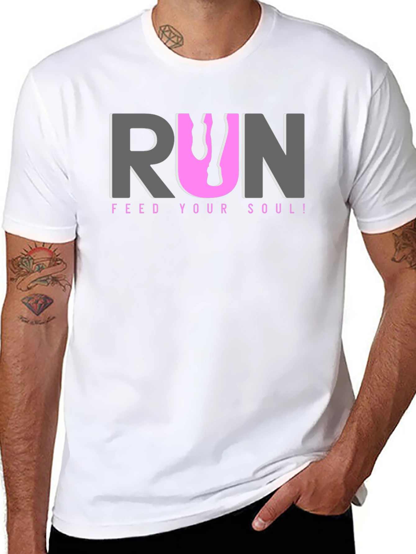Run Feed Your Soul! Black T-Shirt