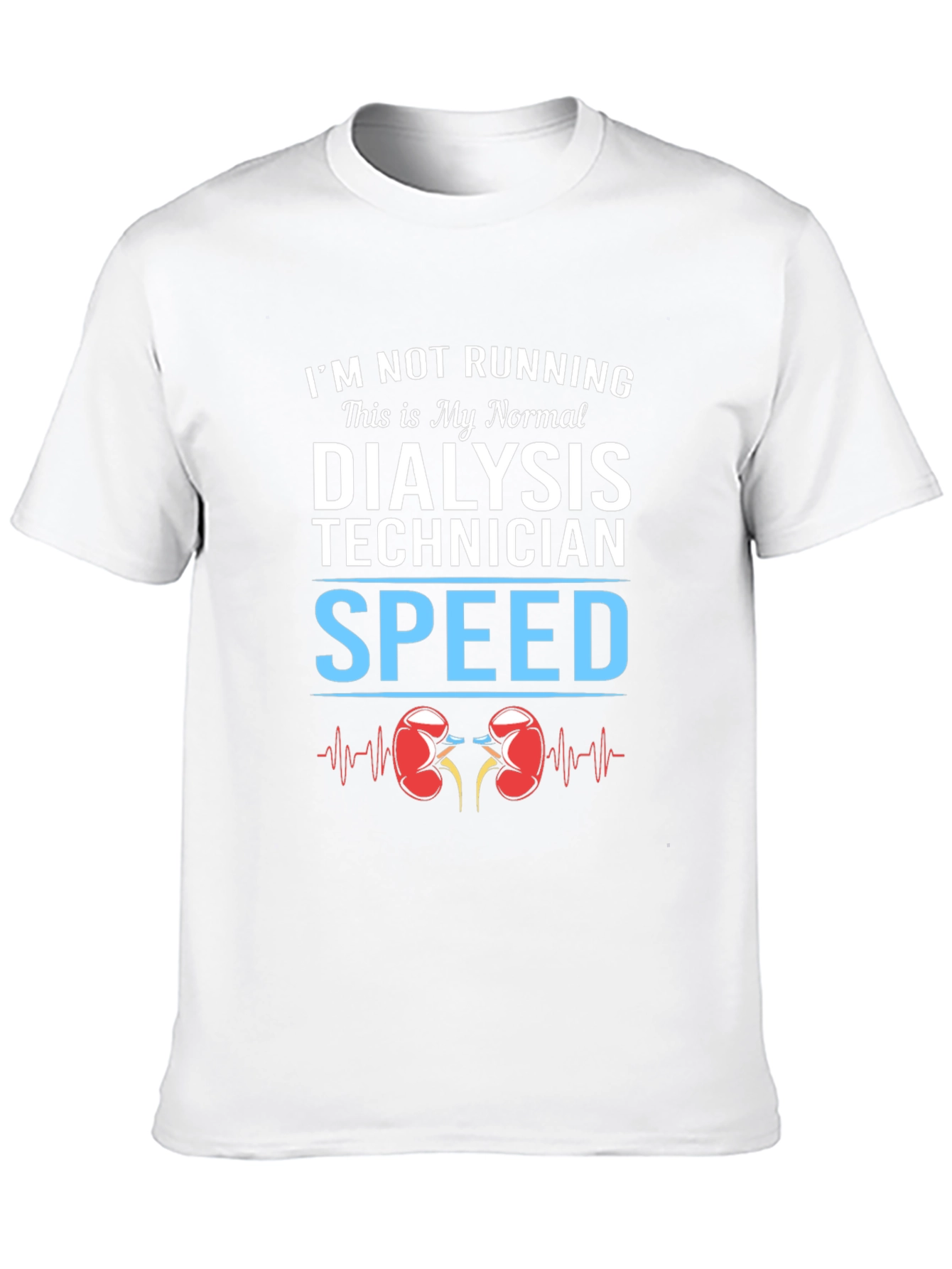 Dialysis Technician Speed T-Shirt - Black