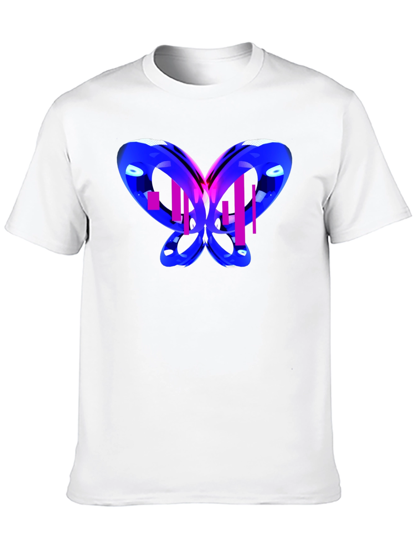Abstract Butterfly Graphic T-Shirt