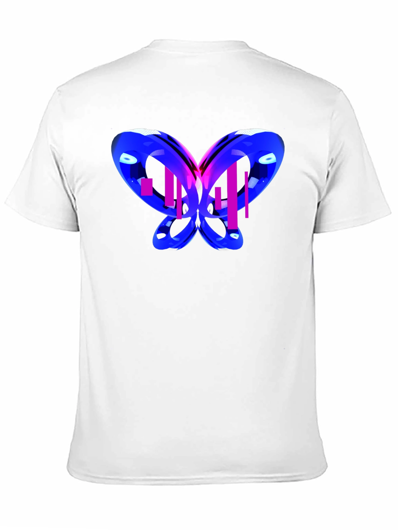Abstract Butterfly Graphic T-Shirt