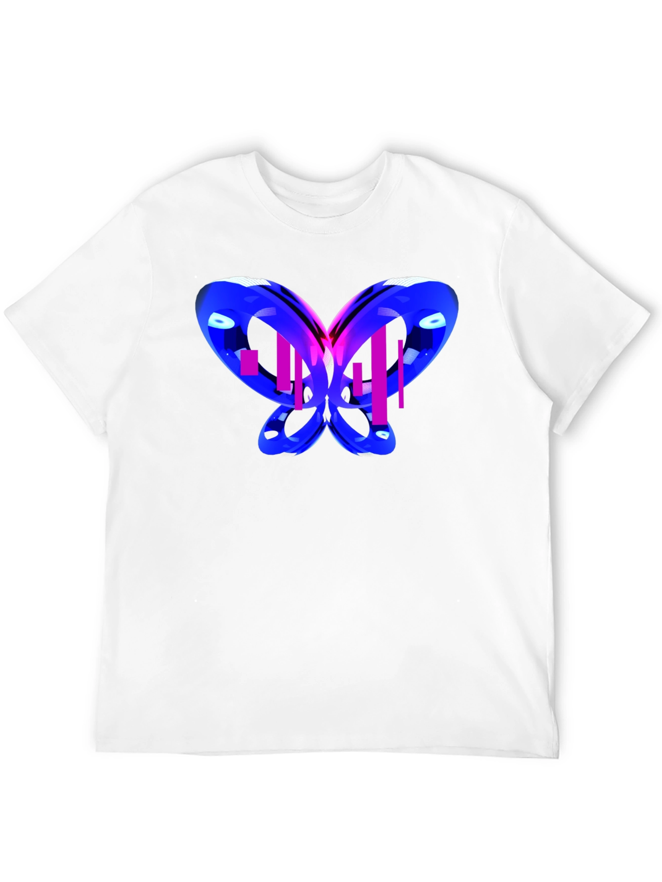Abstract Butterfly Graphic T-Shirt