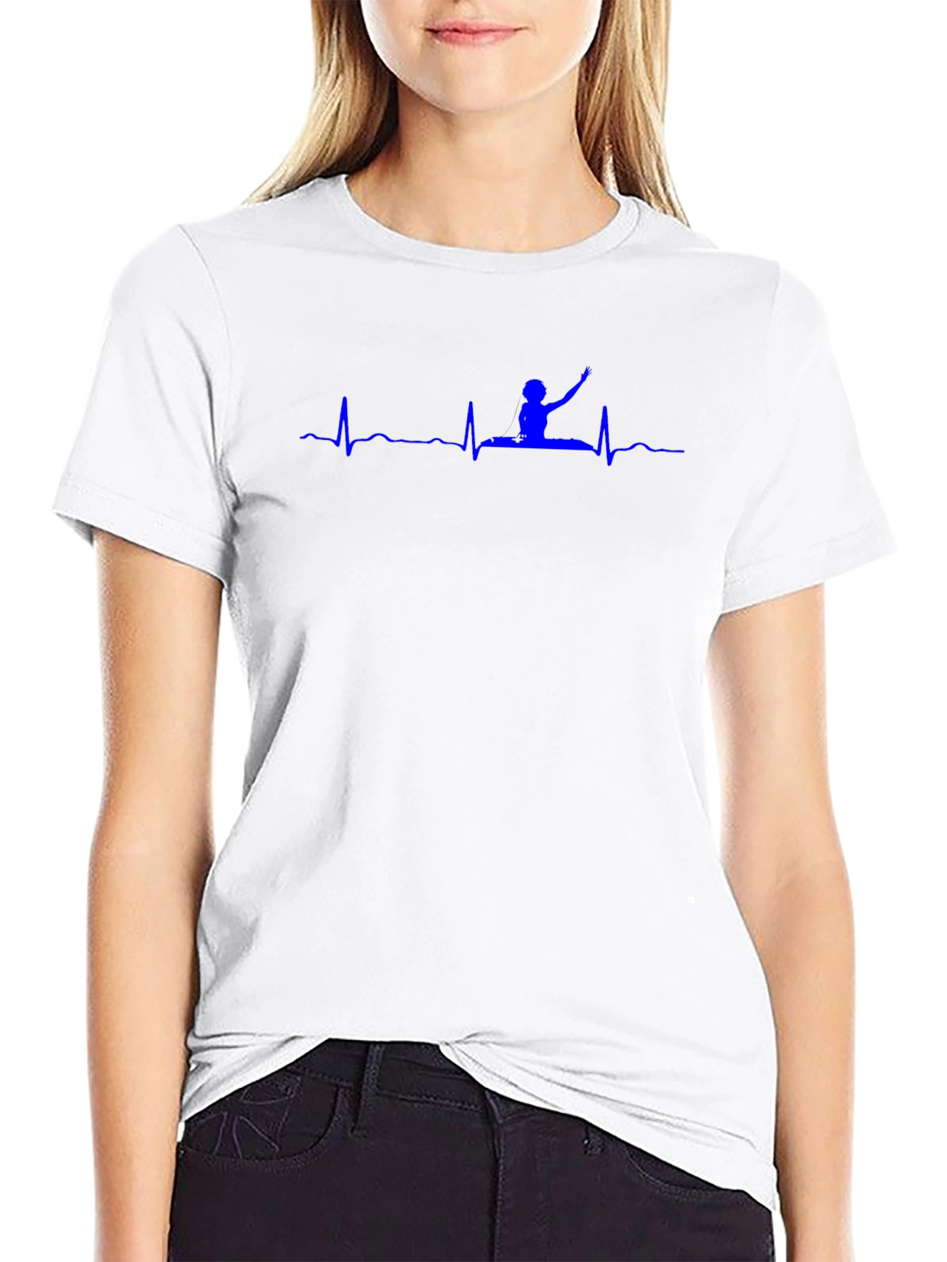 Gymnastics Heartbeat T-Shirt - Black