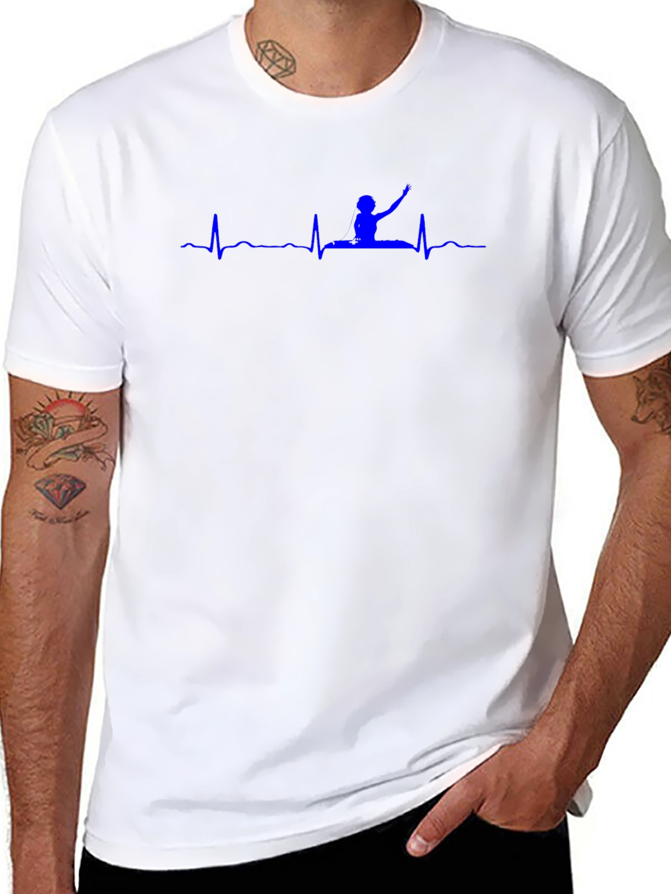 Gymnastics Heartbeat T-Shirt - Black