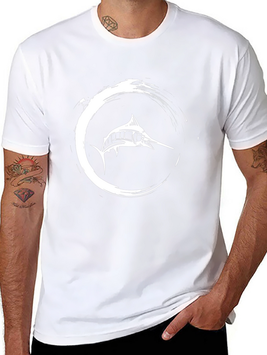 Marlin Graphic Tee - Black Stylish Design