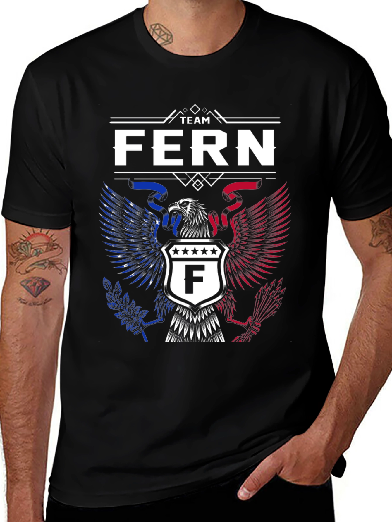 Team Fern Patriotic Eagle T-Shirt
