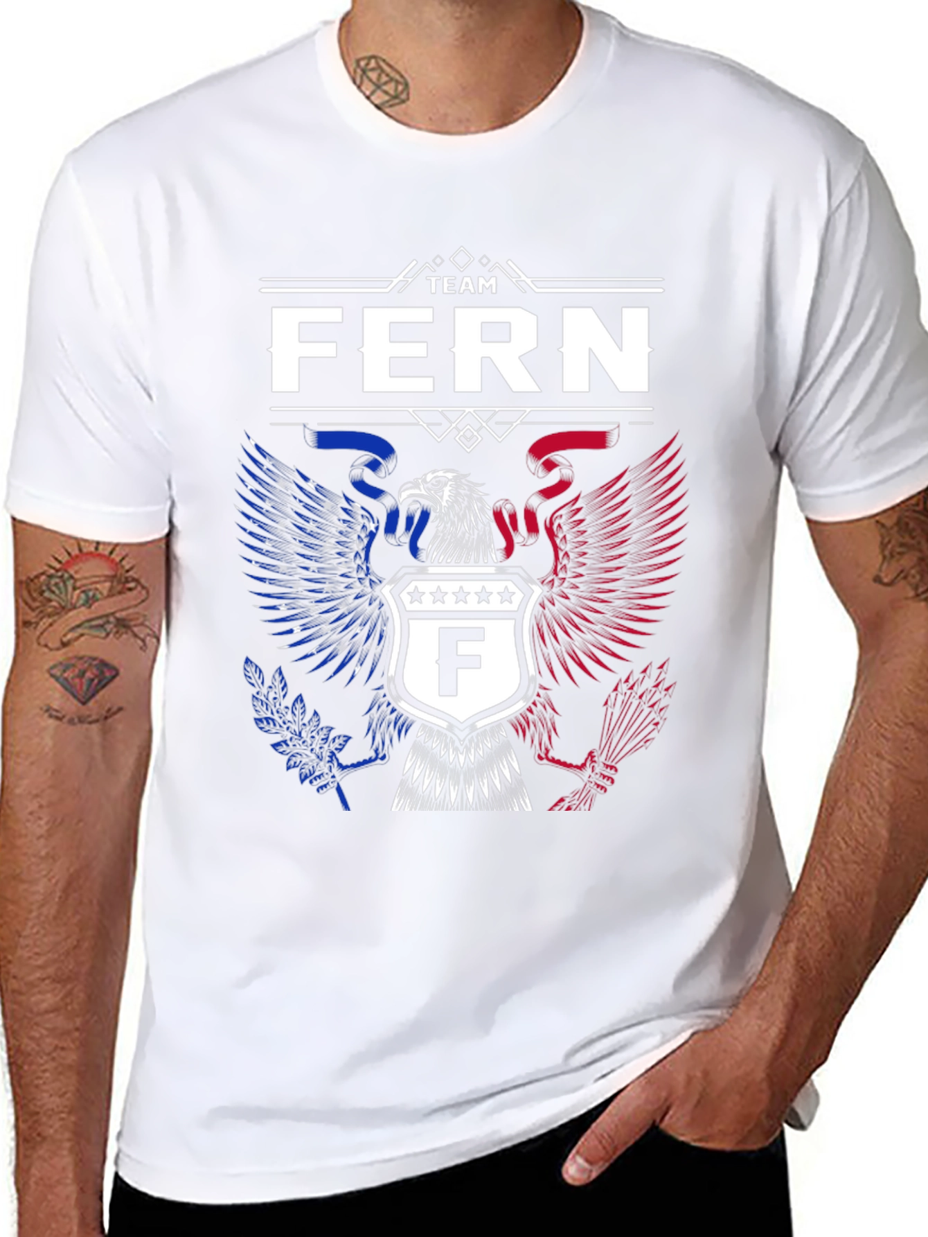 Team Fern Patriotic Eagle T-Shirt