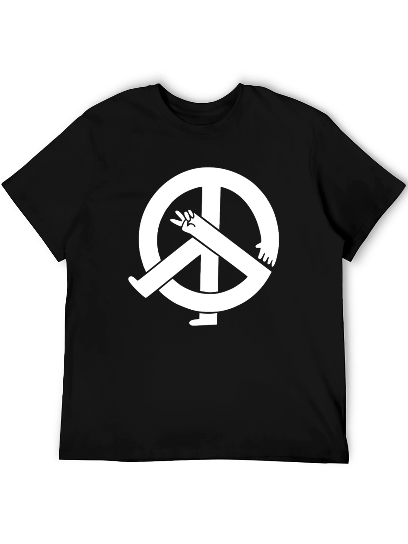 Peace Sign T-Shirt - Black