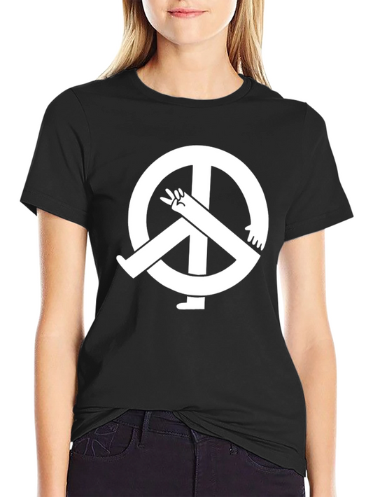 Peace Sign T-Shirt - Black