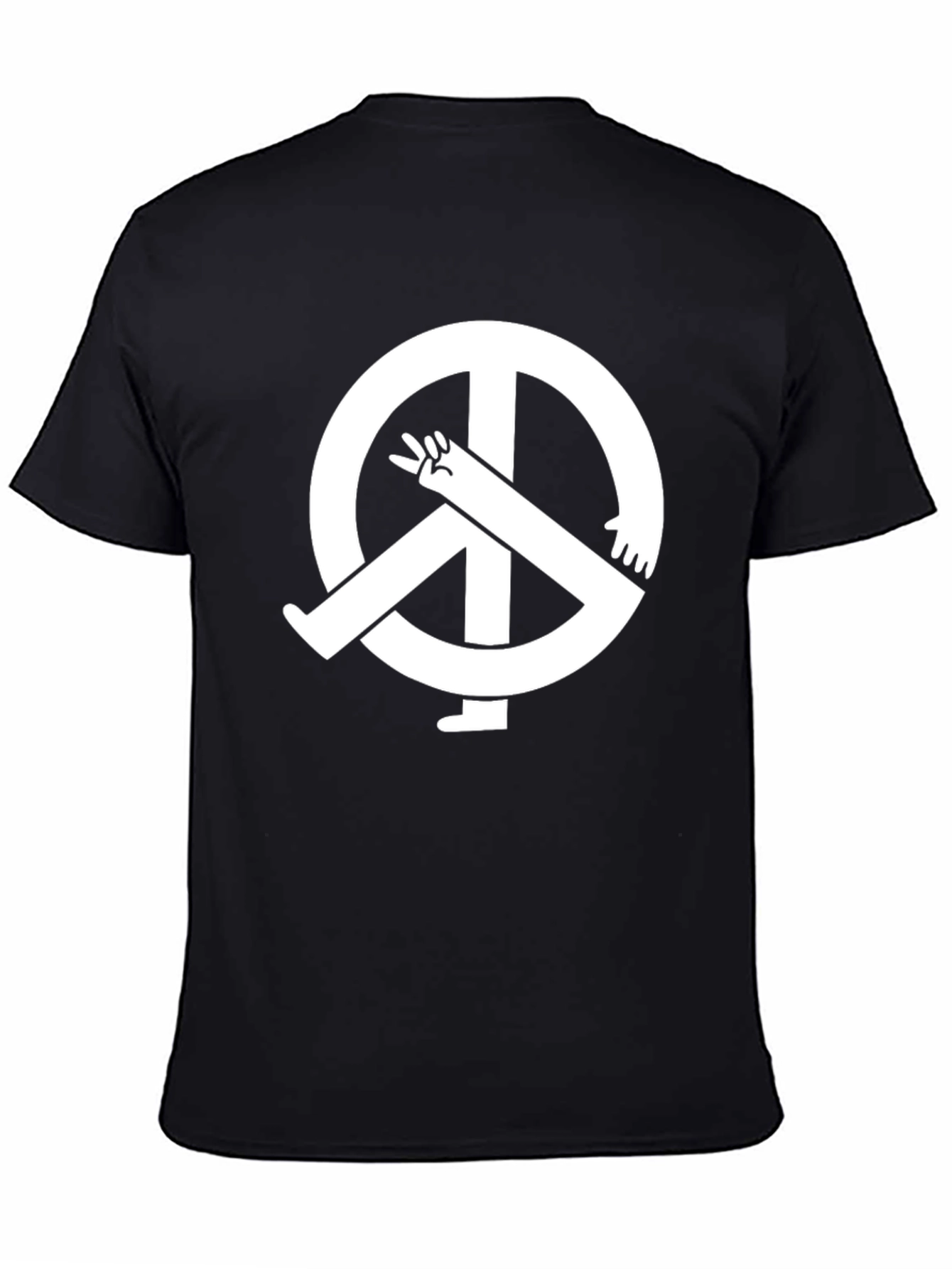 Peace Sign T-Shirt - Black
