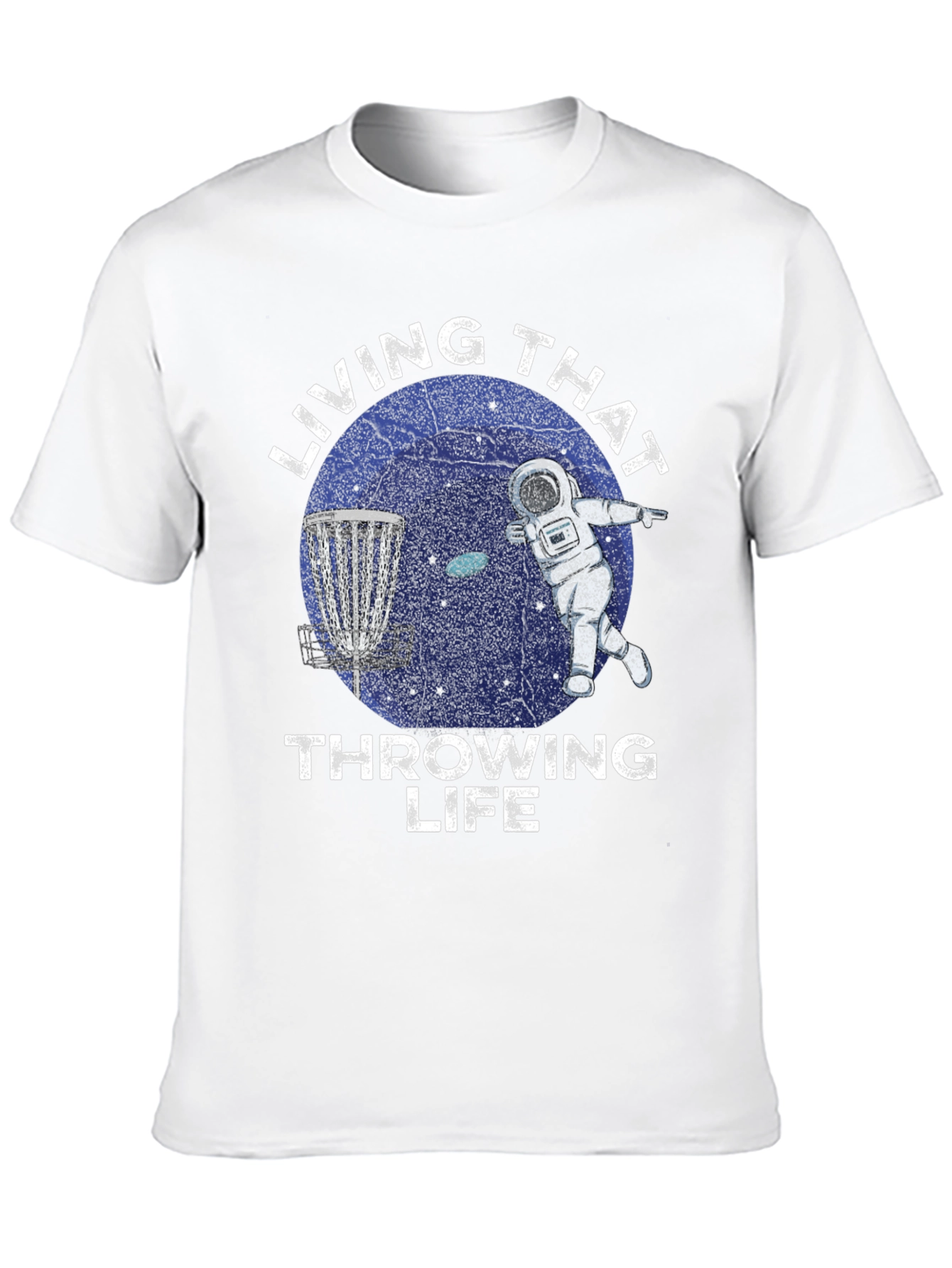 Living That Throwing Life Disc Golf T-Shirt