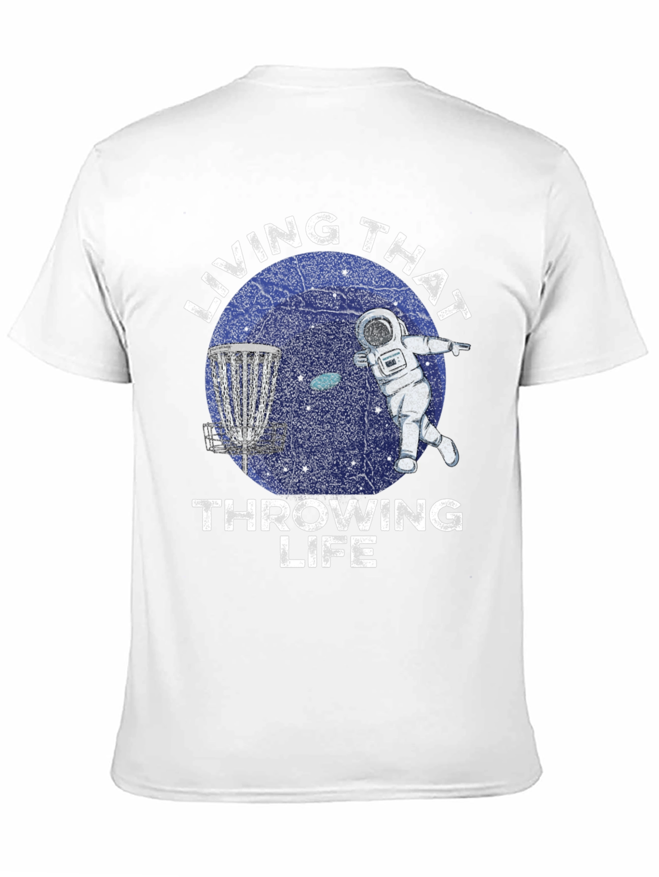 Living That Throwing Life Disc Golf T-Shirt