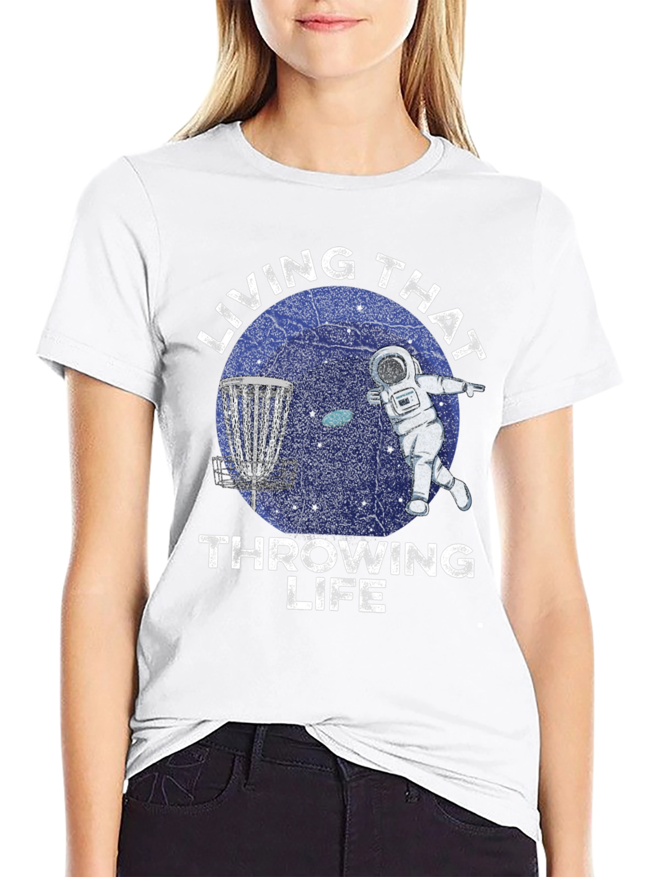 Living That Throwing Life Disc Golf T-Shirt