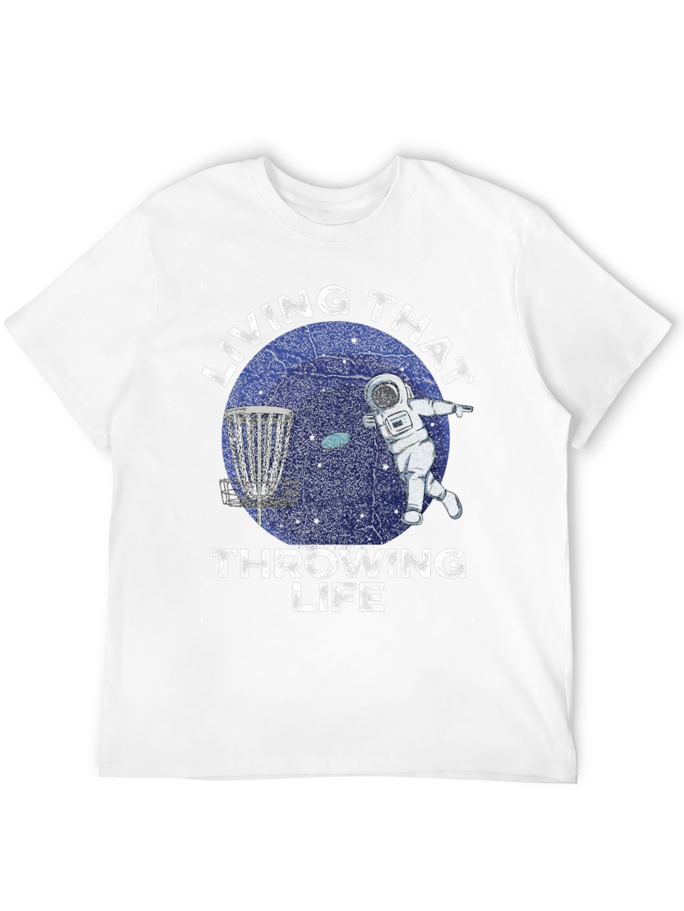 Living That Throwing Life Disc Golf T-Shirt