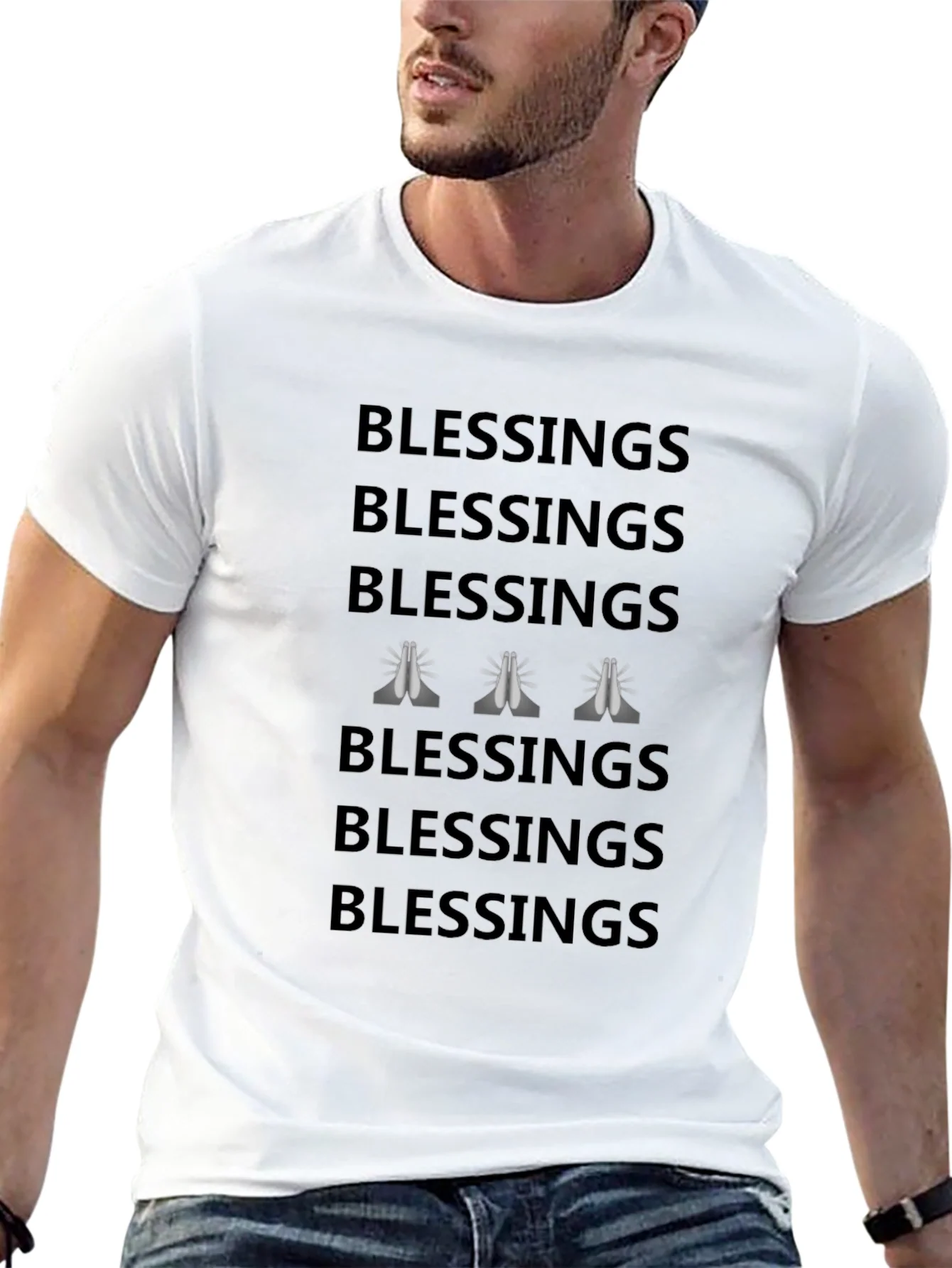 Blessings Graphic Tee - Stylish Comfort