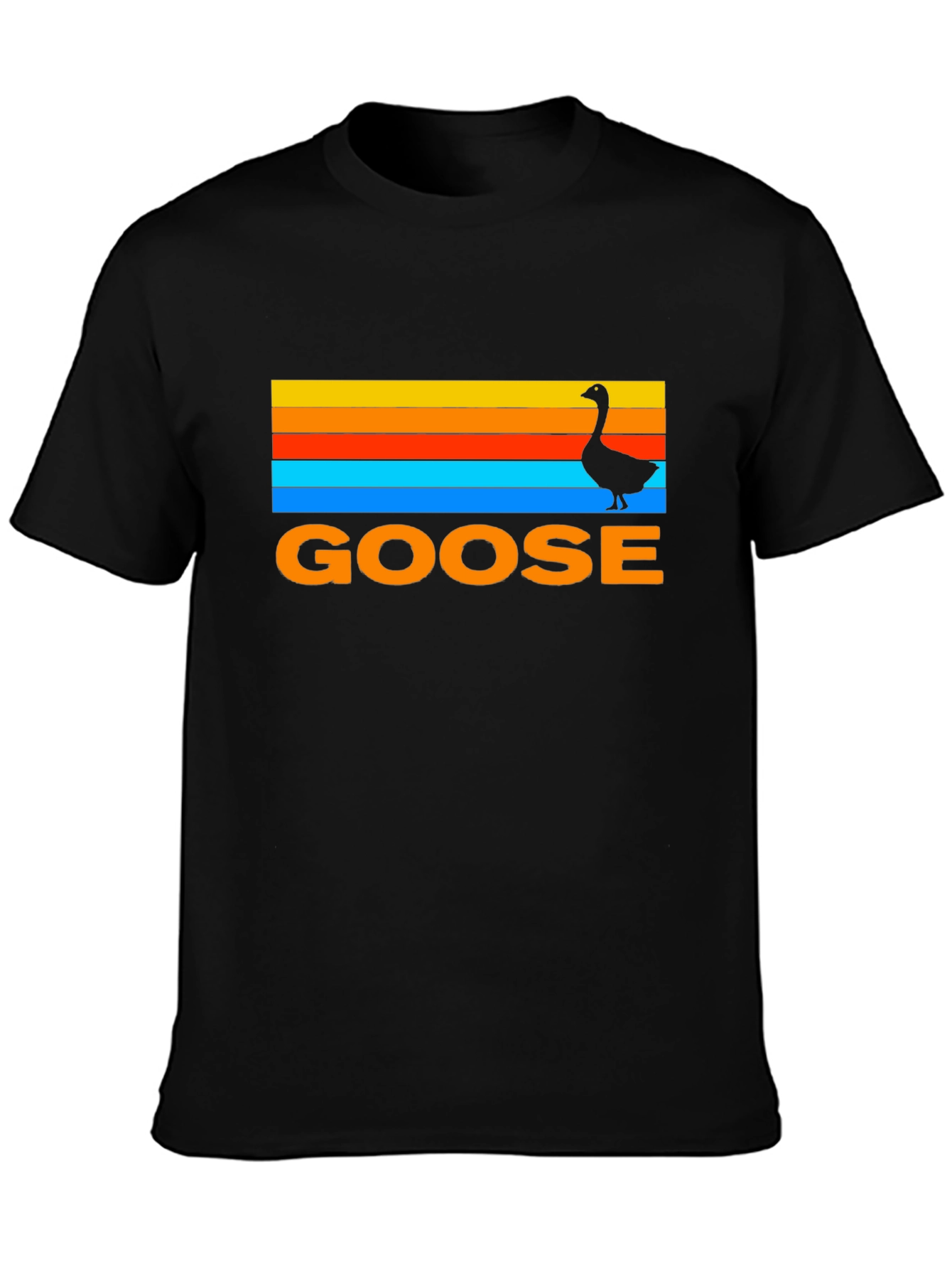 Retro Goose T-Shirt - Sunset Graphic Tee