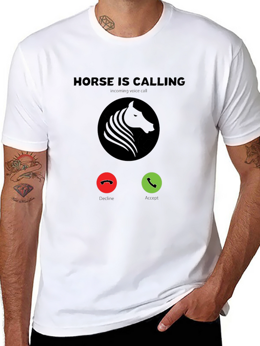 Horse is Calling T-Shirt - Incoming Voice Call
