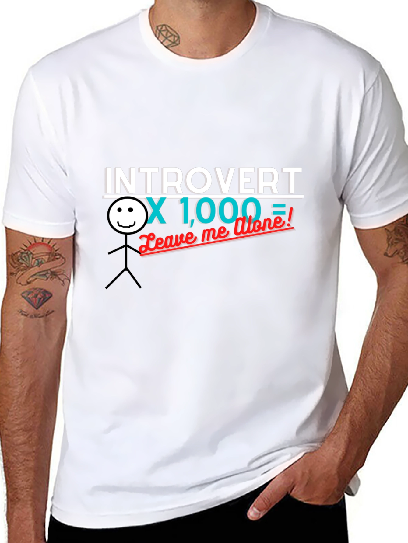 Introvert x 1000 Graphic Tee - Leave Me Alone