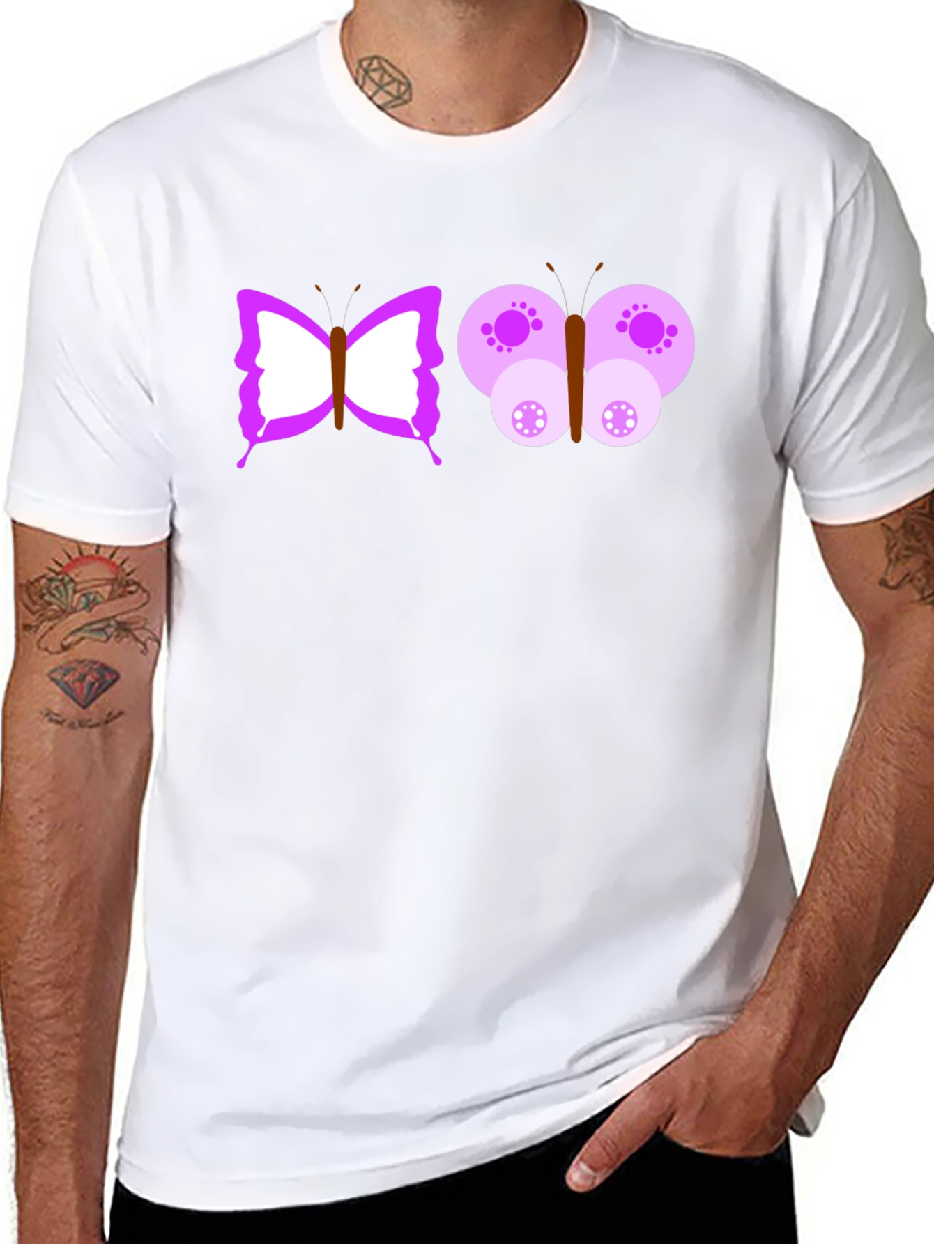 Butterfly Graphic Tee - Unique Design