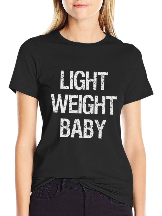 Light Weight Baby - Mens Black T-Shirt