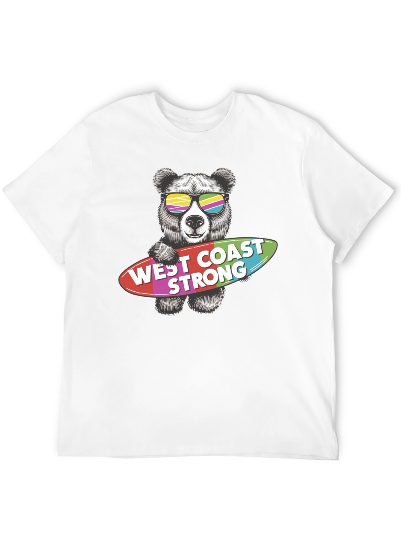 West Coast Strong Bear Graphic Tee