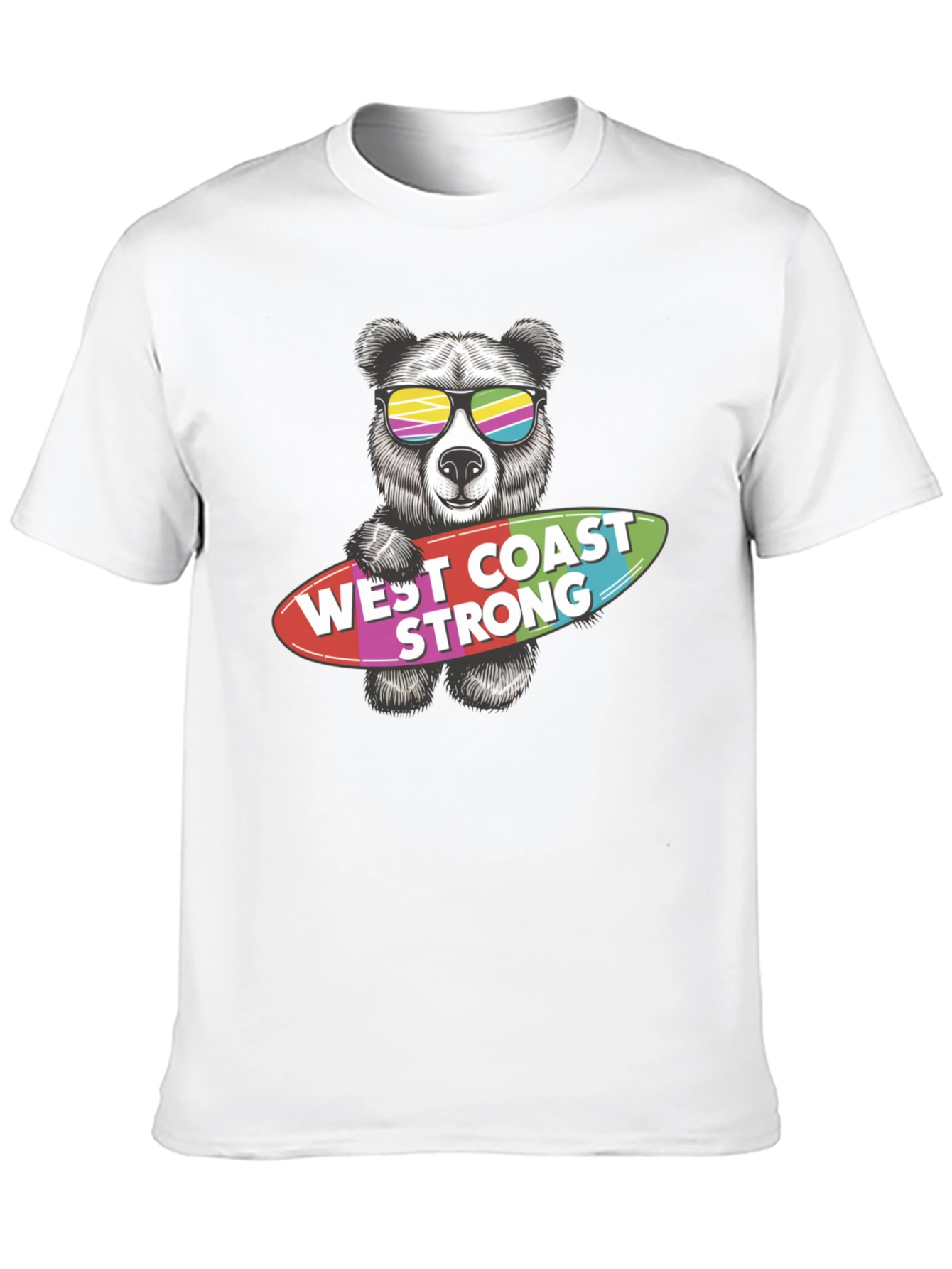 West Coast Strong Bear Graphic Tee