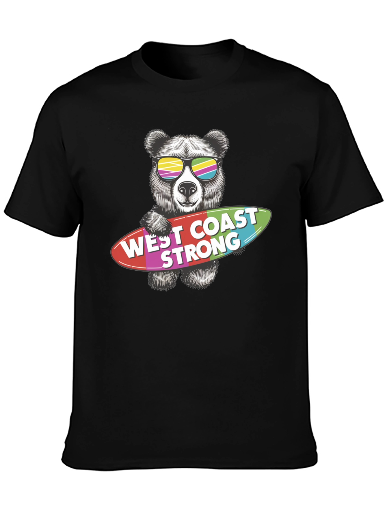 West Coast Strong Bear Graphic Tee