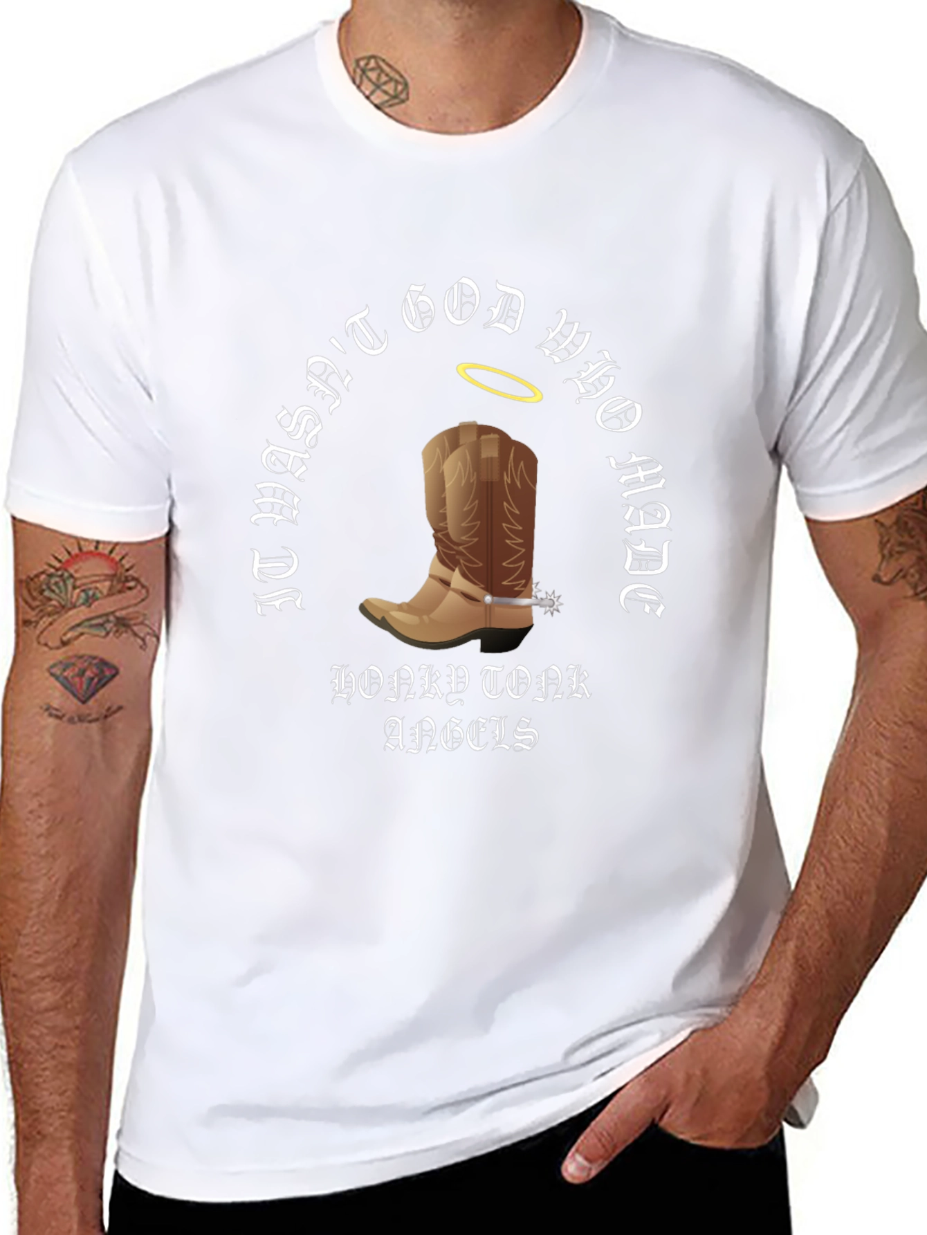 Honky Tonk Angels Graphic Tee - Country Music Shirt