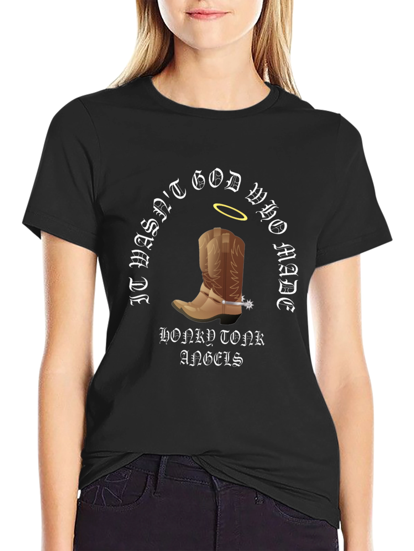 Honky Tonk Angels Graphic Tee - Country Music Shirt