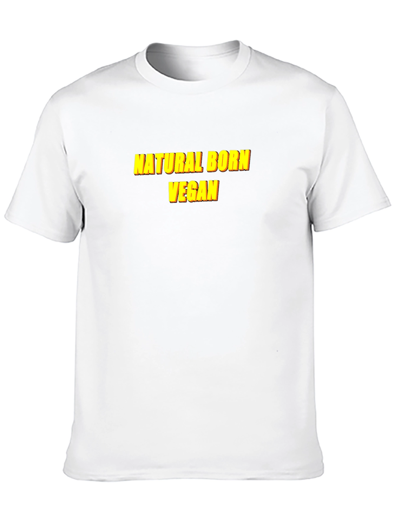 Natural Born Vegan T-Shirt - Black