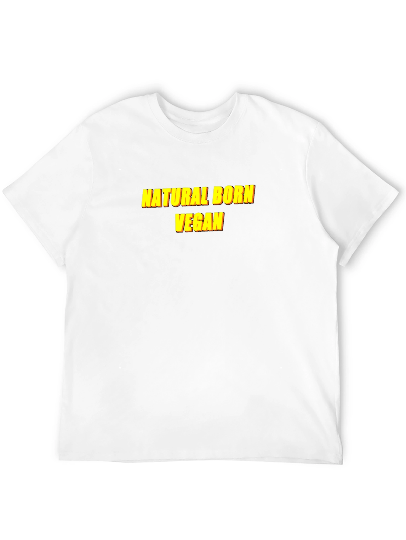 Natural Born Vegan T-Shirt - Black