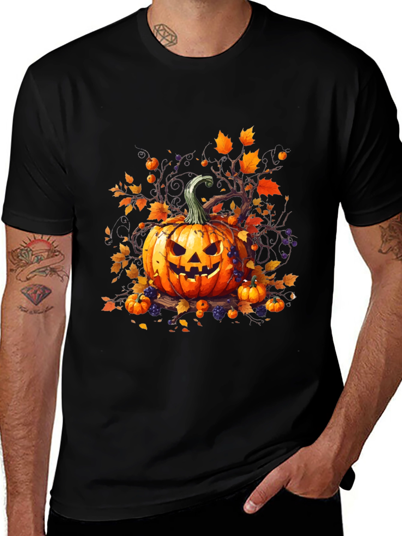 Spooky Pumpkin Patch Graphic Tee