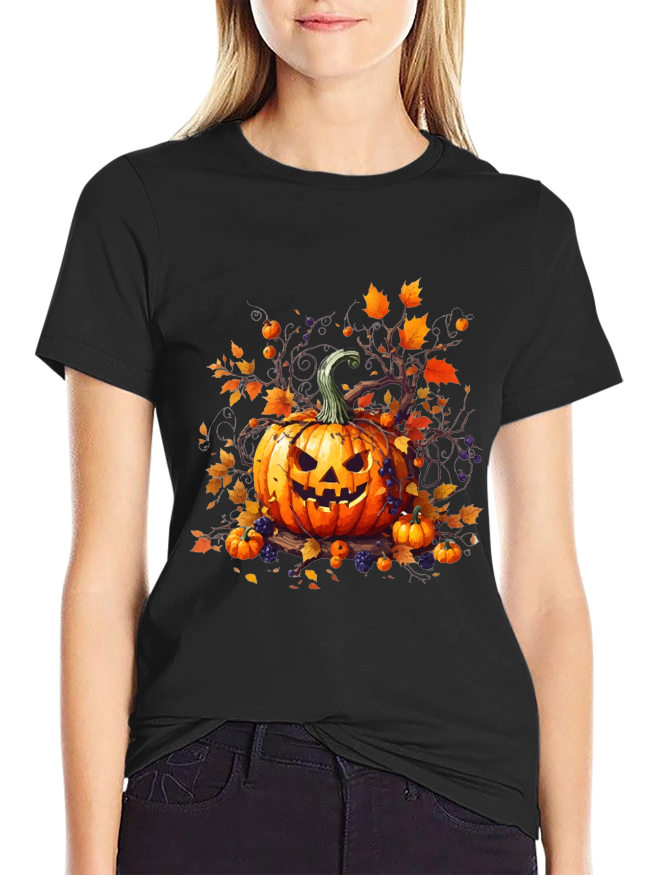 Spooky Pumpkin Patch Graphic Tee