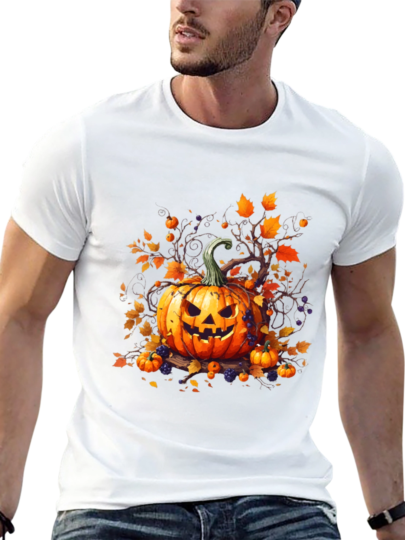 Spooky Pumpkin Patch Graphic Tee