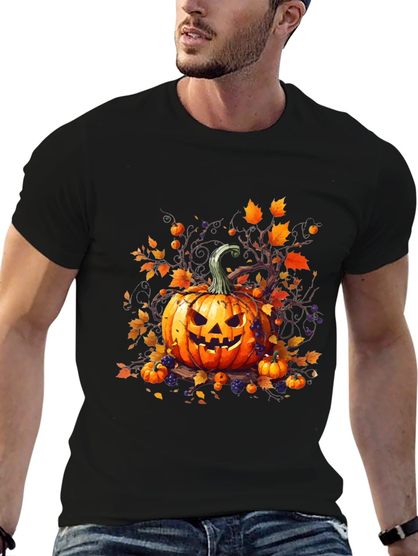 Spooky Pumpkin Patch Graphic Tee