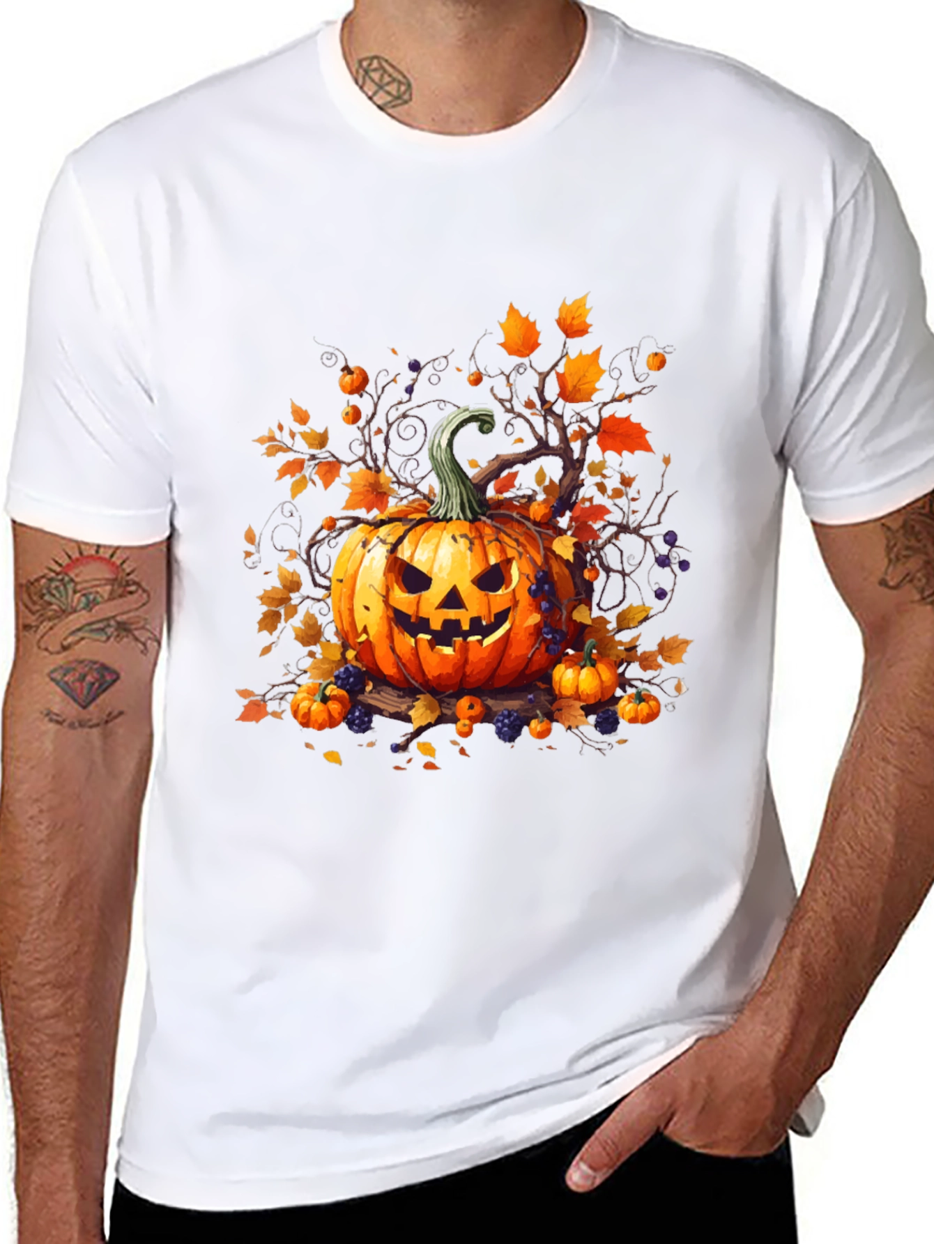 Spooky Pumpkin Patch Graphic Tee