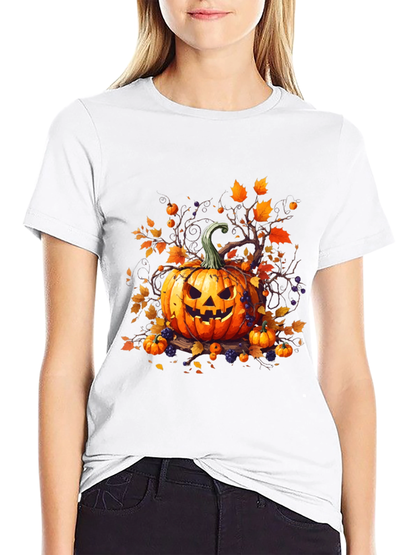 Spooky Pumpkin Patch Graphic Tee