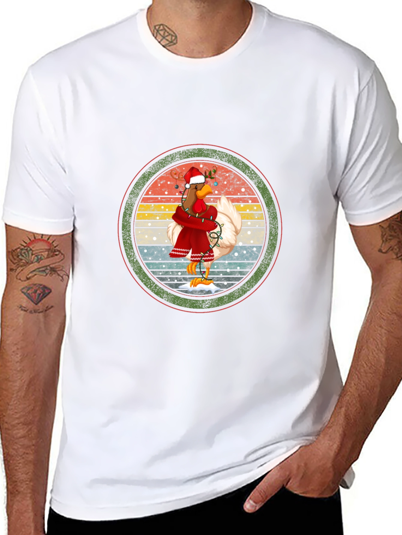 Festive Turkey T-Shirt - Holiday Cheer