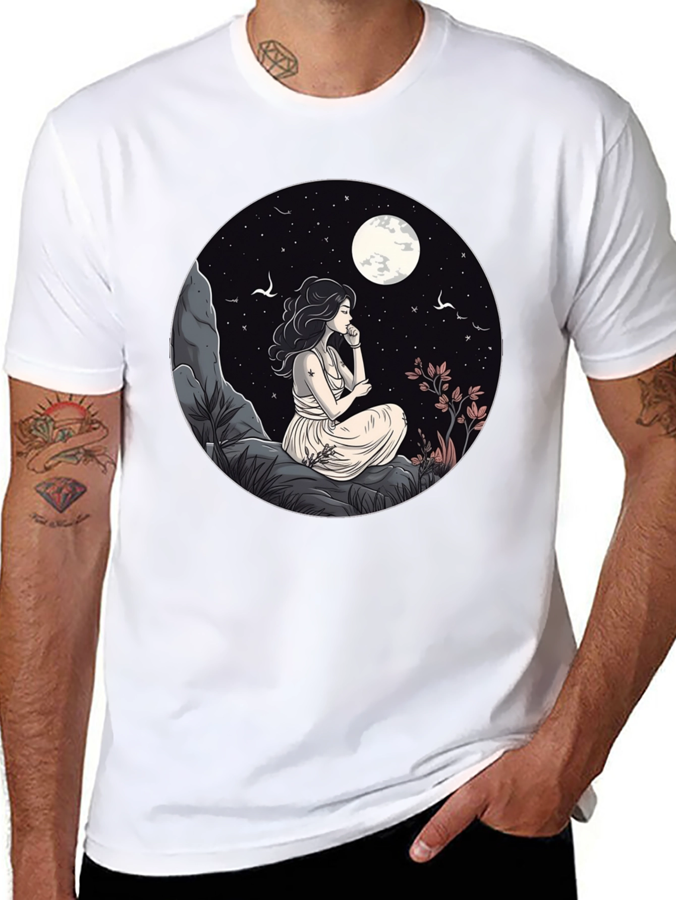 Moonlit Dreamer Graphic Tee
