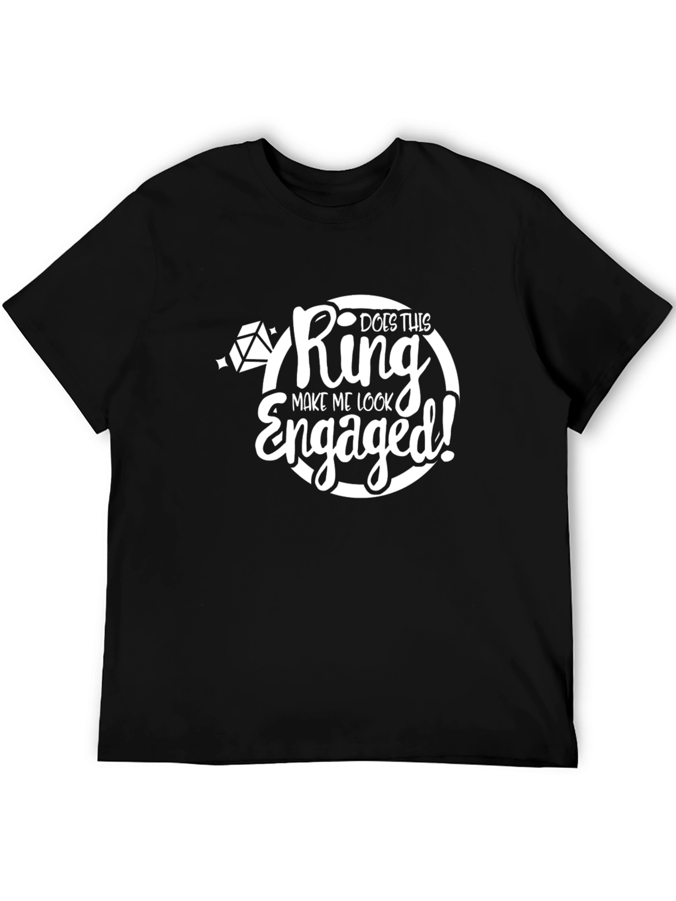 Engaged Graphic Tee - Funny Engagement Shirt