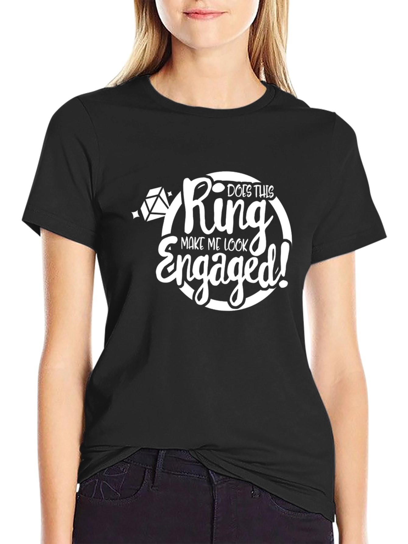 Engaged Graphic Tee - Funny Engagement Shirt