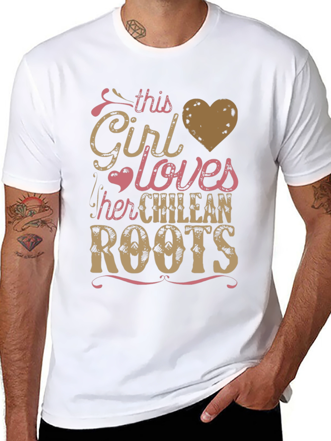 Chilean Roots Girls T-Shirt